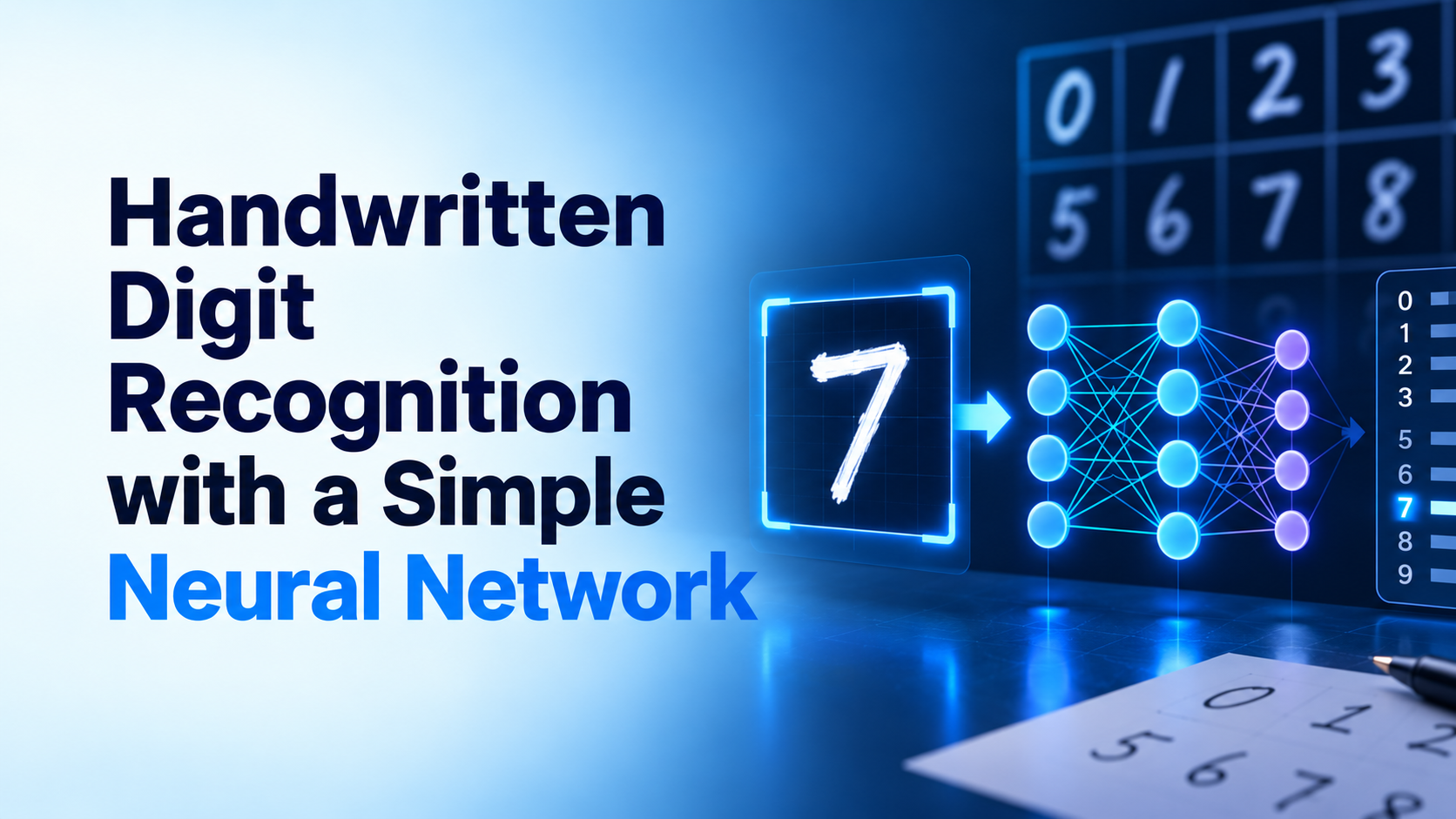 Handwritten Digit Recognition with a Simple Neural Network